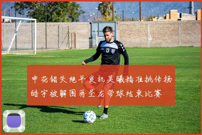 申花错失绝平良机吴曦精准挑传杨皓宇被解围蒋圣龙带球结束比赛